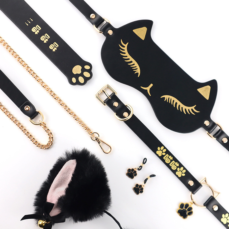 sm 인포메이션 핫골드 고양이 세트 부부 묶음 목걸이 고양이 귀안개 조련도구