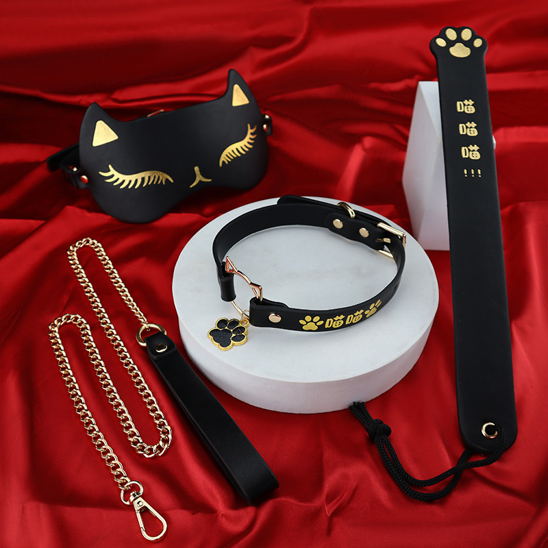 sm 인포메이션 핫골드 고양이 세트 부부 묶음 목걸이 고양이 귀안개 조련도구