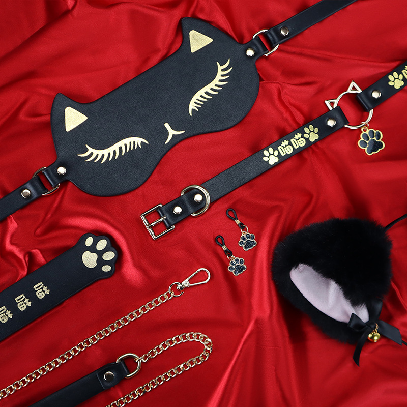 sm 인포메이션 핫골드 고양이 세트 부부 묶음 목걸이 고양이 귀안개 조련도구