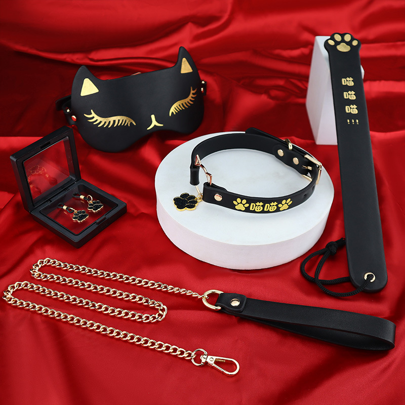 sm 인포메이션 핫골드 고양이 세트 부부 묶음 목걸이 고양이 귀안개 조련도구