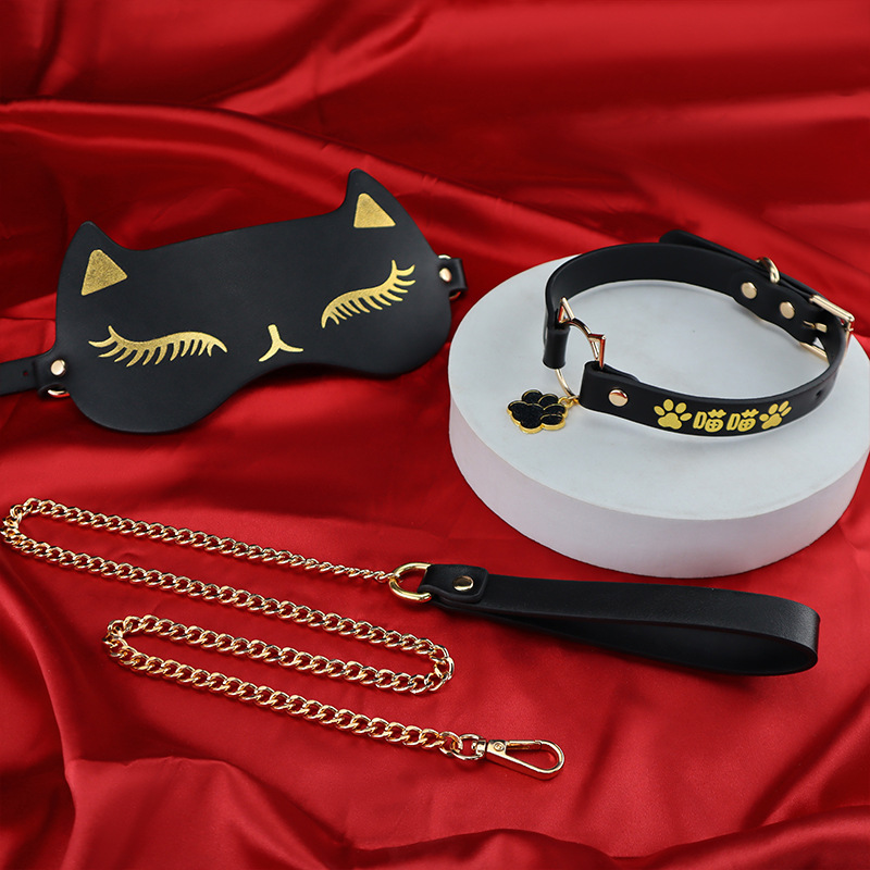 sm 인포메이션 핫골드 고양이 세트 부부 묶음 목걸이 고양이 귀안개 조련도구