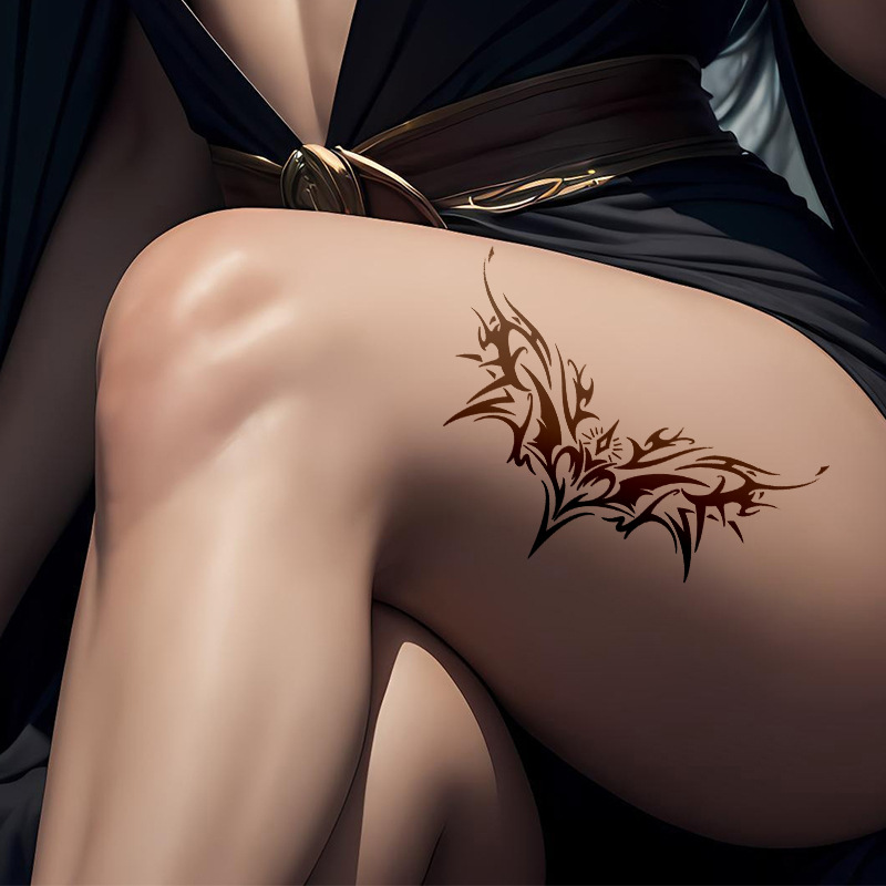 섹스 도깨비 문신 스티치 커플 코즈 아이템 악마 반영구 방수 문신 스티치 성인용품