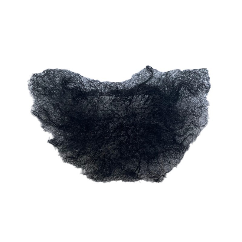 남성용 인조 실리콘 인형 체모 눈썹 수염 자연 투명 털 붙이기