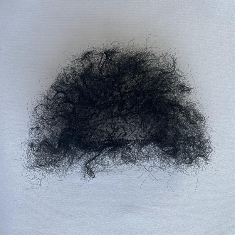 남성용 인조 실리콘 인형 체모 눈썹 수염 자연 투명 털 붙이기