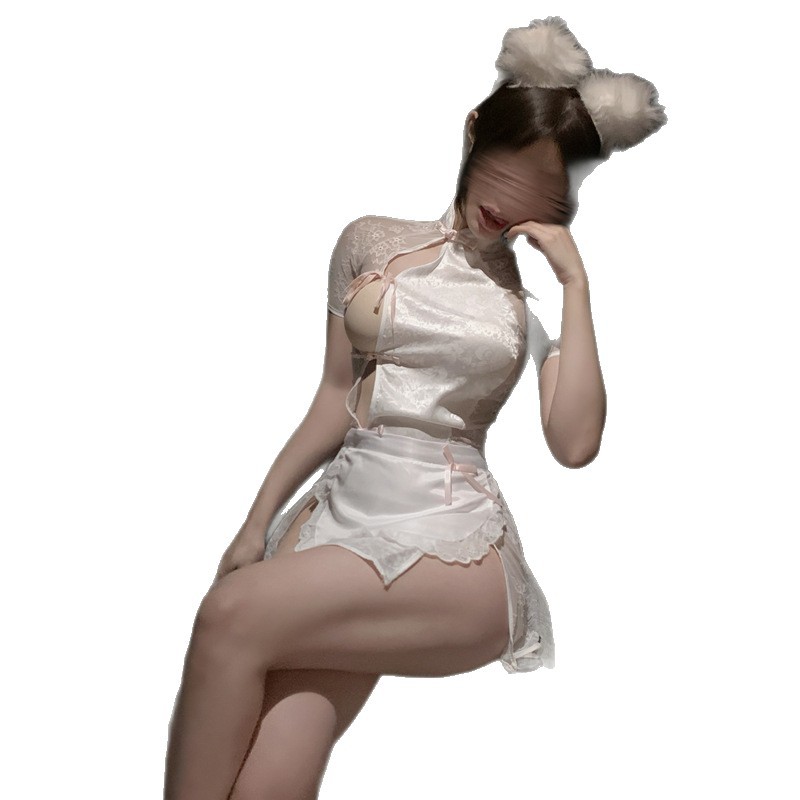 섹시 속옷 순 욕심 속옷 금욕 탈탈 치파오 고풍스러운 룩 섹시한 코스 파자마 제복