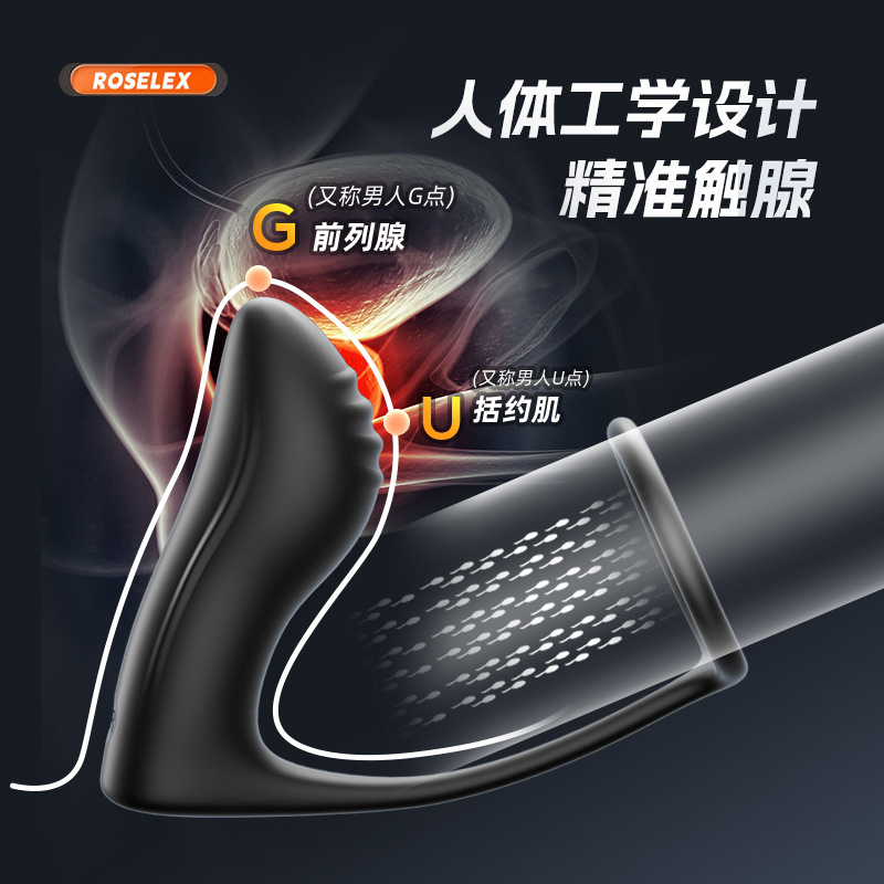 엄지손가락고리 전립선 안마기 항문마개 남성용 후정구슬 색다른 섹스 용품