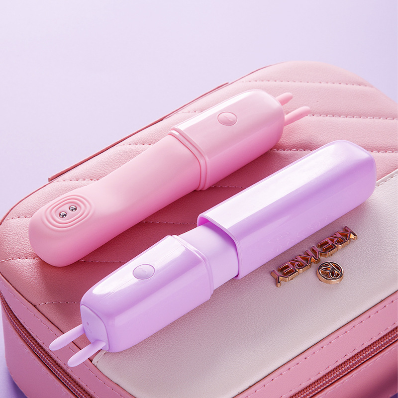 여성용 연토끼 진동봉 기구는 성인 성애 자위 음핵 자극을 전기 충격으로 따뜻하게 한다