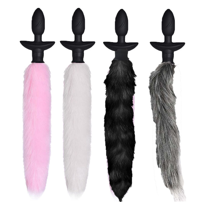 섹스용품 여우 꼬리 항문마개 여성용 희롱성 후정 항문확장기 성인용품