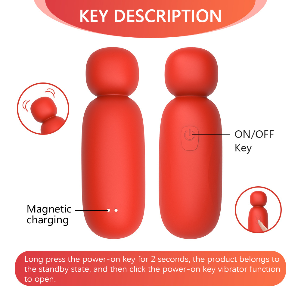 여성용 av 바 진동 바 자위기 키 주파수 조절 방수 실리콘 abs 바