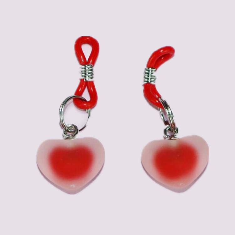 흥미 도발적 피치하트 sm 클랜더 실리콘 고무밴드 장난꾸러기 젖방울 귀여운 야미 클랜더 바인딩 소품