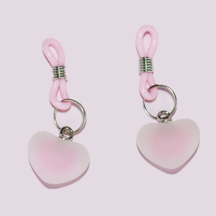 흥미 도발적 피치하트 sm 클랜더 실리콘 고무밴드 장난꾸러기 젖방울 귀여운 야미 클랜더 바인딩 소품