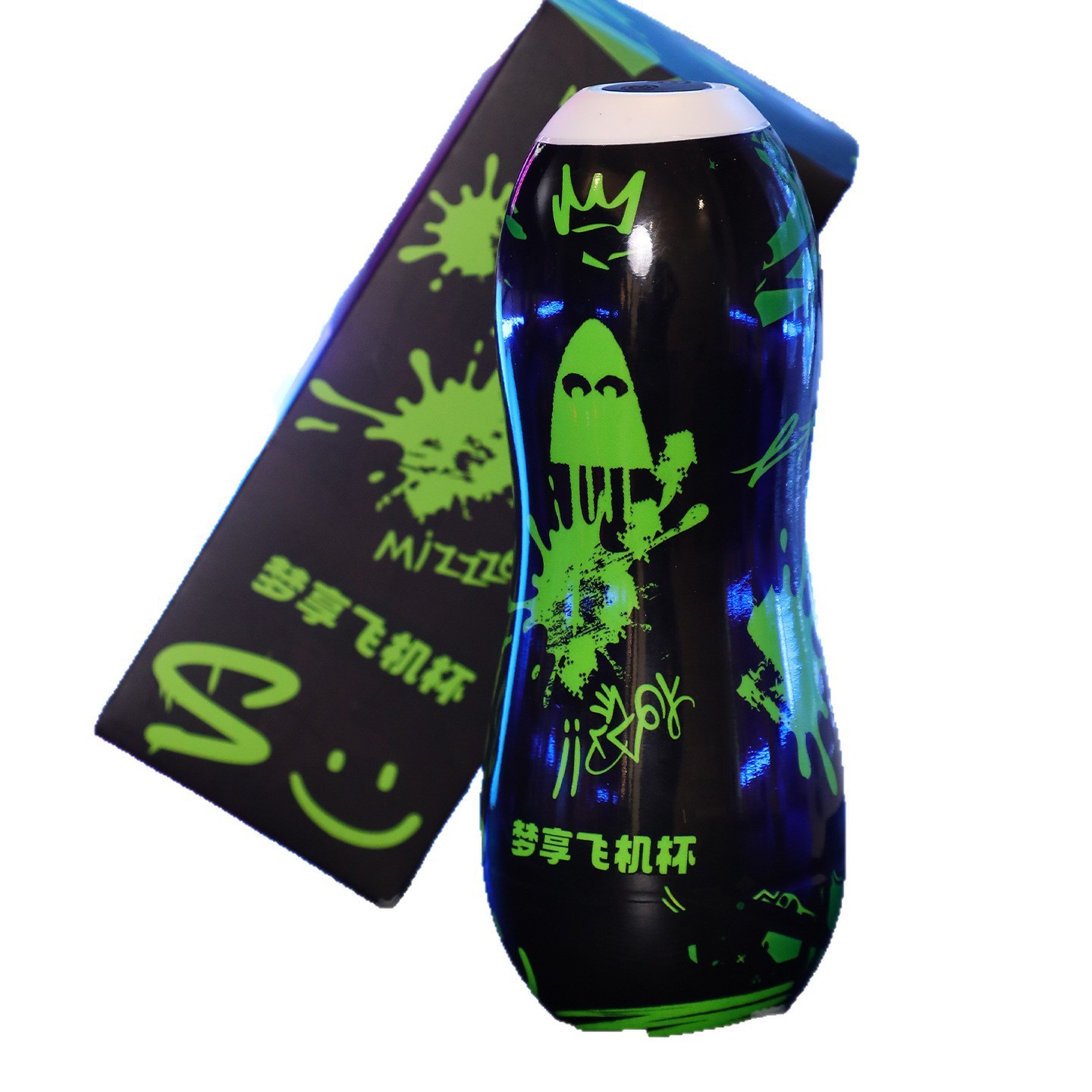 비행기컵 app 인터랙티브 다주파수신축진동 남자용 집게 자위기 성인용품