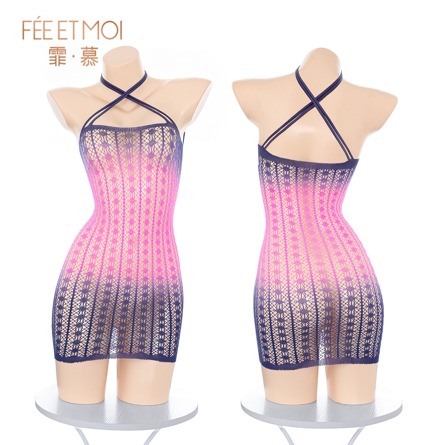 컬러링 속옷으로 변색되고 펀칭 가능하시 힙 커버 점프슈트 매혹적인 시스루 가슴이 드러나 벗을 수 없음