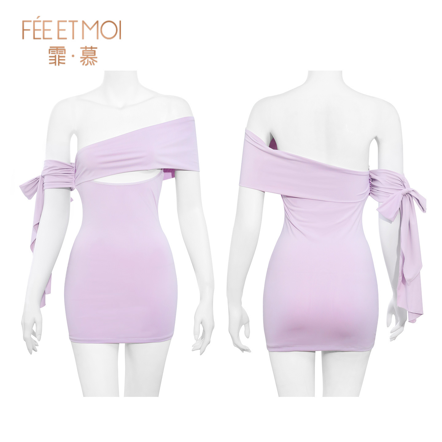 슬림한 가슴이 드러난 원피스 섹시한 누드룩 섹시한 잠옷 섹시한 속옷