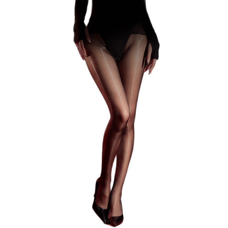 오로라 윤기 5d 누드감 밑단핏 스타킹 섹시한 얇은 블랙 실키 섹시 언더웨어 8417