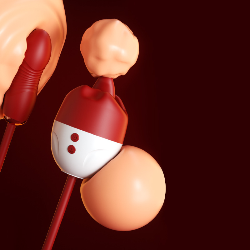 신축 지진 신축 모조 혀핥기 섹시 토이 여성 진동봉 자위기구