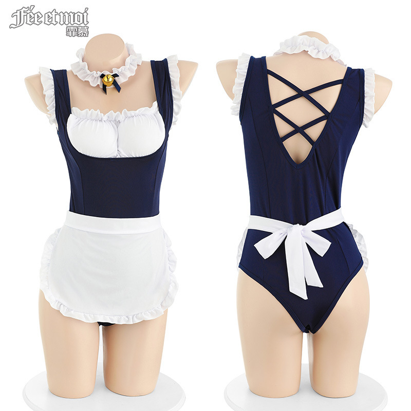 섹스 란제리 점프슈트 섹스 성인 제복 메이드 정장