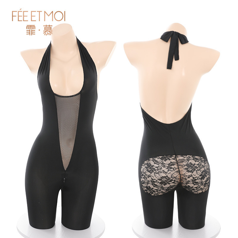 시스루 시스루 히프가 드러나는 고양이 란제리 섹시한 속옷의 유혹