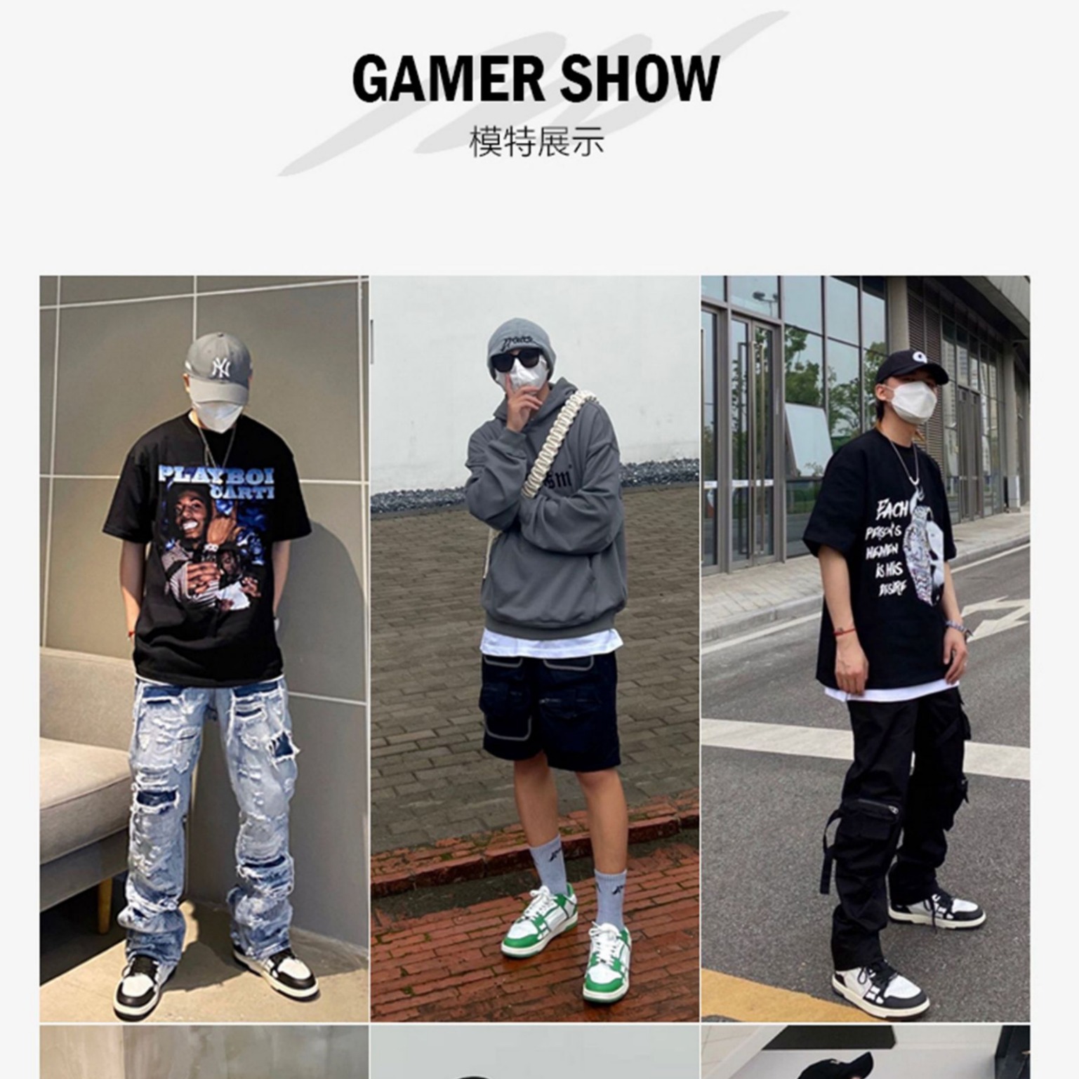 골디럭스 패션 블랙 앤 화이트 남성화 여름 레포츠를 위한 여성화