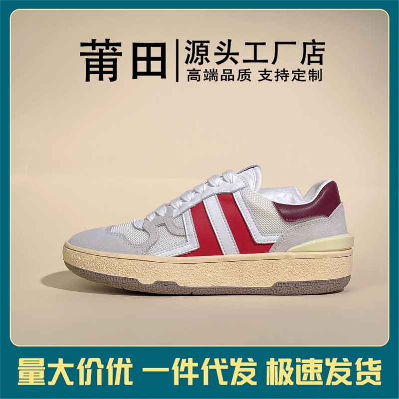 여성 여름 통풍이 가능한 낮은 칸 슈즈 커플 스포츠 캐주얼에 어울리는 흰색 슈즈 남성 슈즈