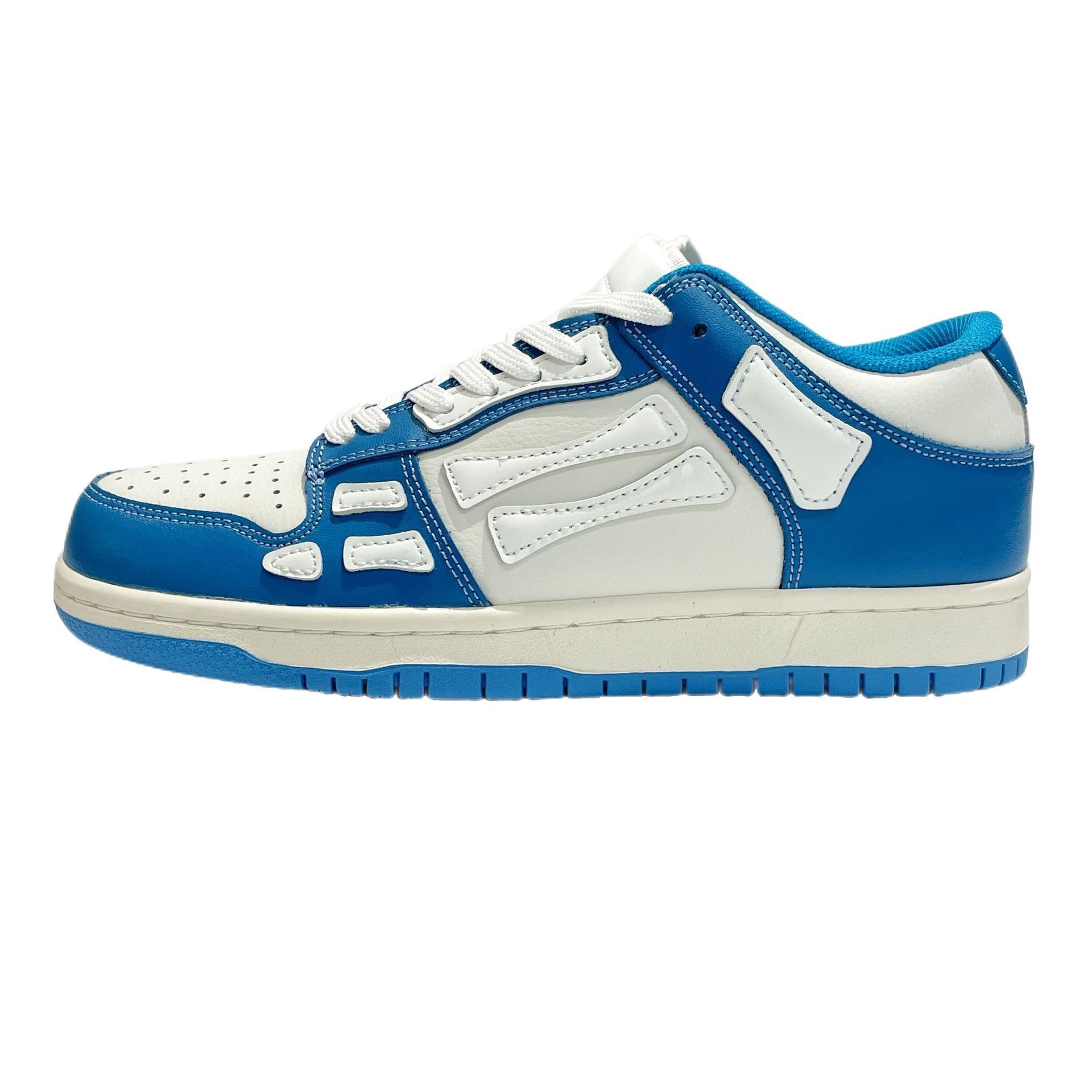 뼈신발 흑백 로우 굽의 남성용 스니커즈 여름에는 어디에나 널찍한 운동화가 있다