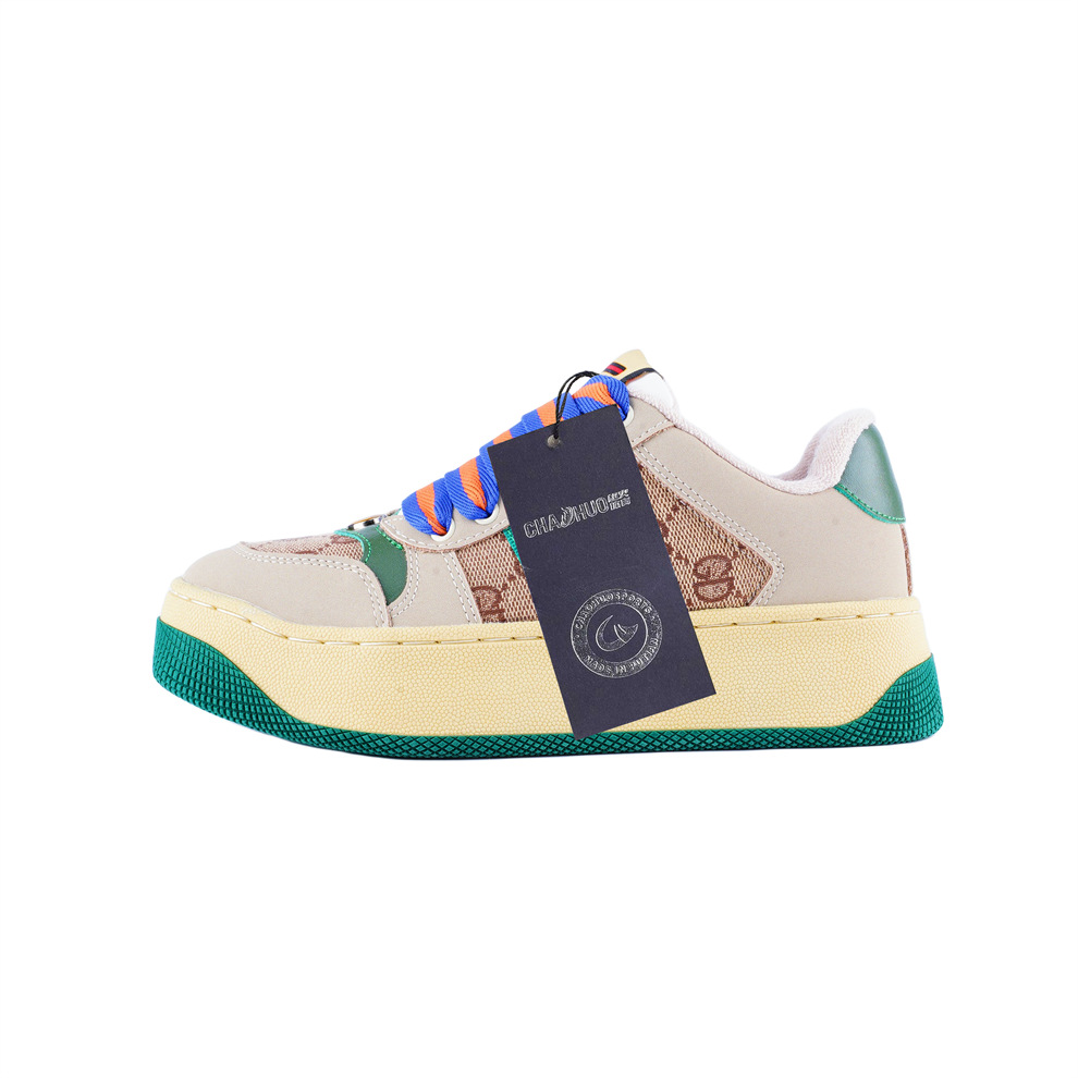 통굽 더러운 신발 여성 보온 키높이 더러운 신발 스포츠 레저 빵신발