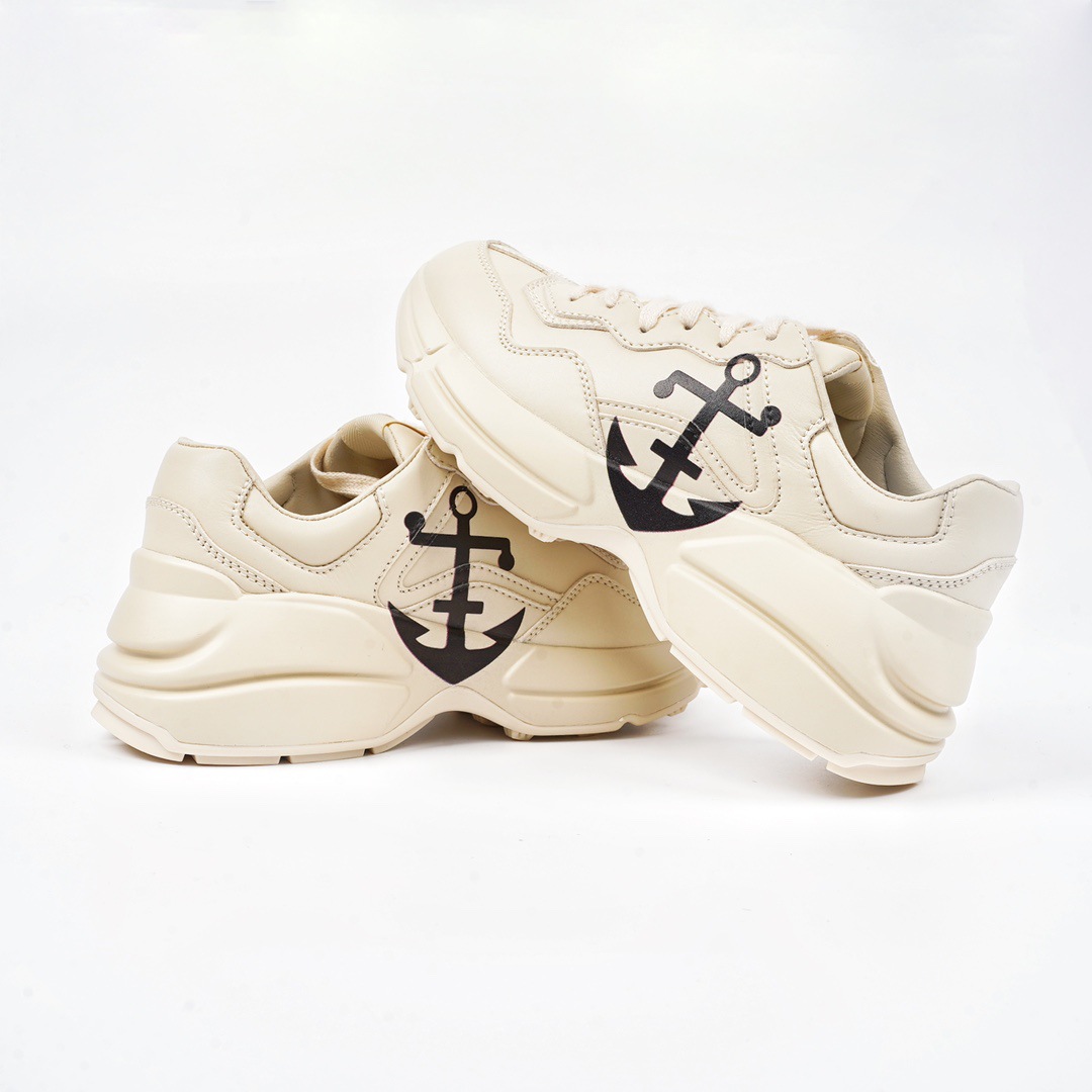 하이 버전 g 사 프린트 아빠 슈즈 키높이 트렌드의 남녀 캐주얼 스니커즈