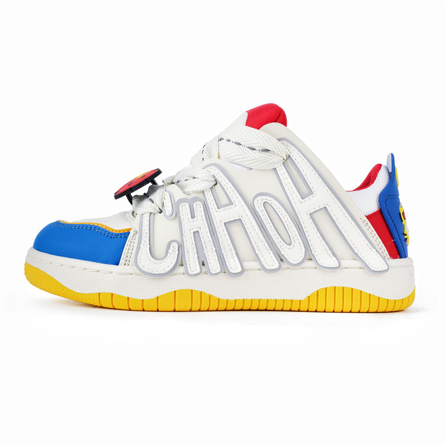 신상 미니 도파민 알파벳 스케이트 빵슈즈 남녀 캐주얼에 통굽 커플 패션 화이트 슈즈