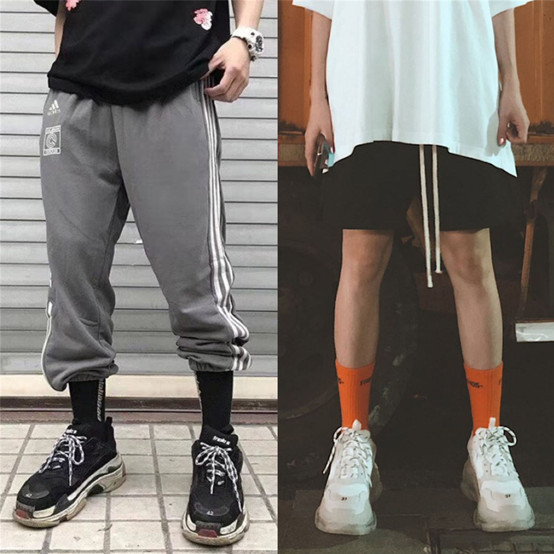 아빠 슈즈 통굽 키높이 6단 굽 캐주얼화 남녀 커플 토핑슈즈 모든 걸 소화할 수 있는 가죽 운동화