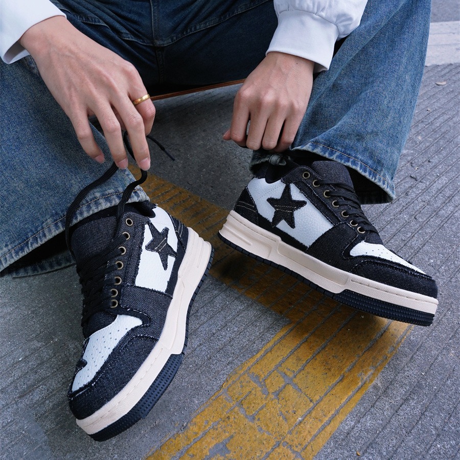 새로운 캐주얼 편안한 별 슈즈 팝 슈즈 커플 스포츠 슈즈 남녀