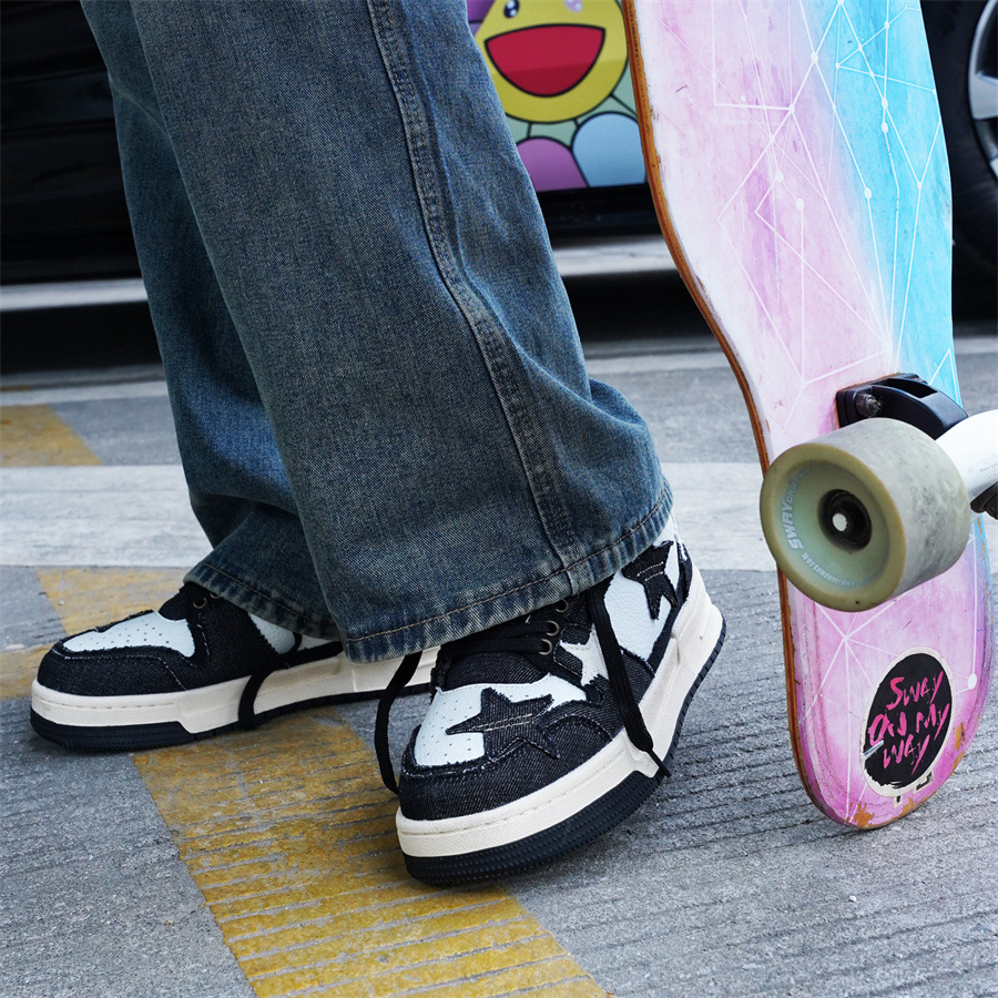 새로운 캐주얼 편안한 별 슈즈 팝 슈즈 커플 스포츠 슈즈 남녀