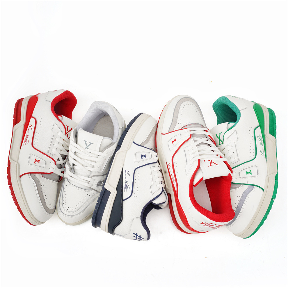 리얼 가죽 신상품 브랜드 캐주얼화 남녀 명품 소기업 패션 캐주얼화