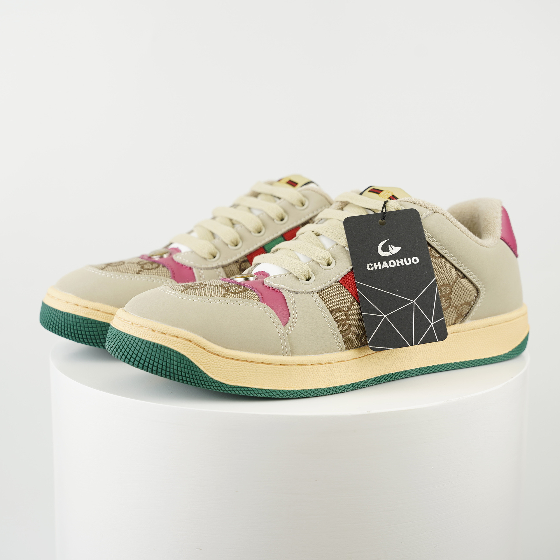 신상 편안한 클래식 슈즈 라인 빈티지 앙증진 화이트 슈즈 남녀 스포츠 캐주얼