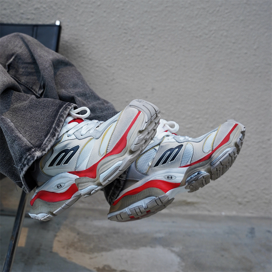 뉴 아빠 슈즈 워킹화 남녀 커플 통굽 굽 키높이 슈즈 카고 스니커즈