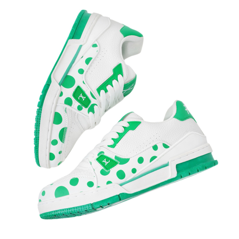 신상 레더 트레이너 (trainer) 브랜드의 캐주얼화 남녀 캐주얼화 트렌디한 캐주얼화입니다