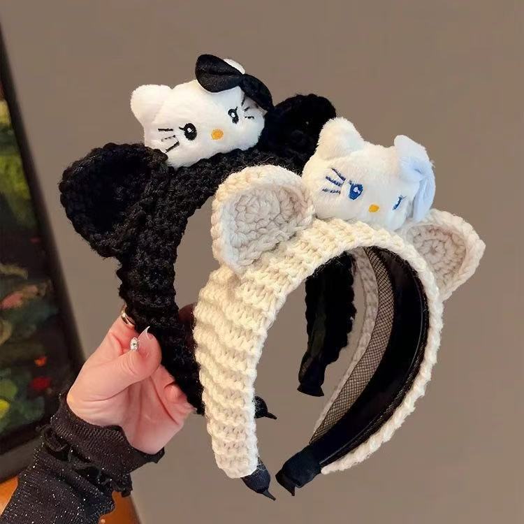 고양이 귀 머리띠 여자 머리띠 여자 머리 띠 여자 머리 감고 머리 띠 여자