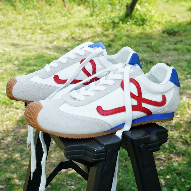 신상품 여성 플랫 플랫 블랙 슈즈 빈티지 토너 스티치 슈즈 남성