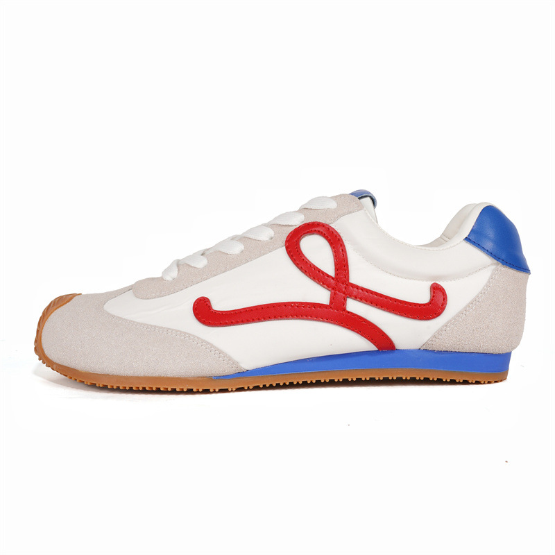 신상품 여성 플랫 플랫 블랙 슈즈 빈티지 토너 스티치 슈즈 남성