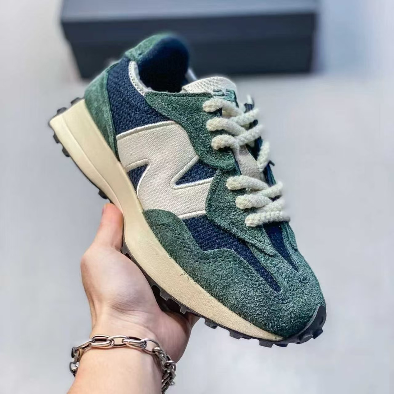 뉴 발란스 nb 오리지널 그레이 남녀 키높이 러닝화