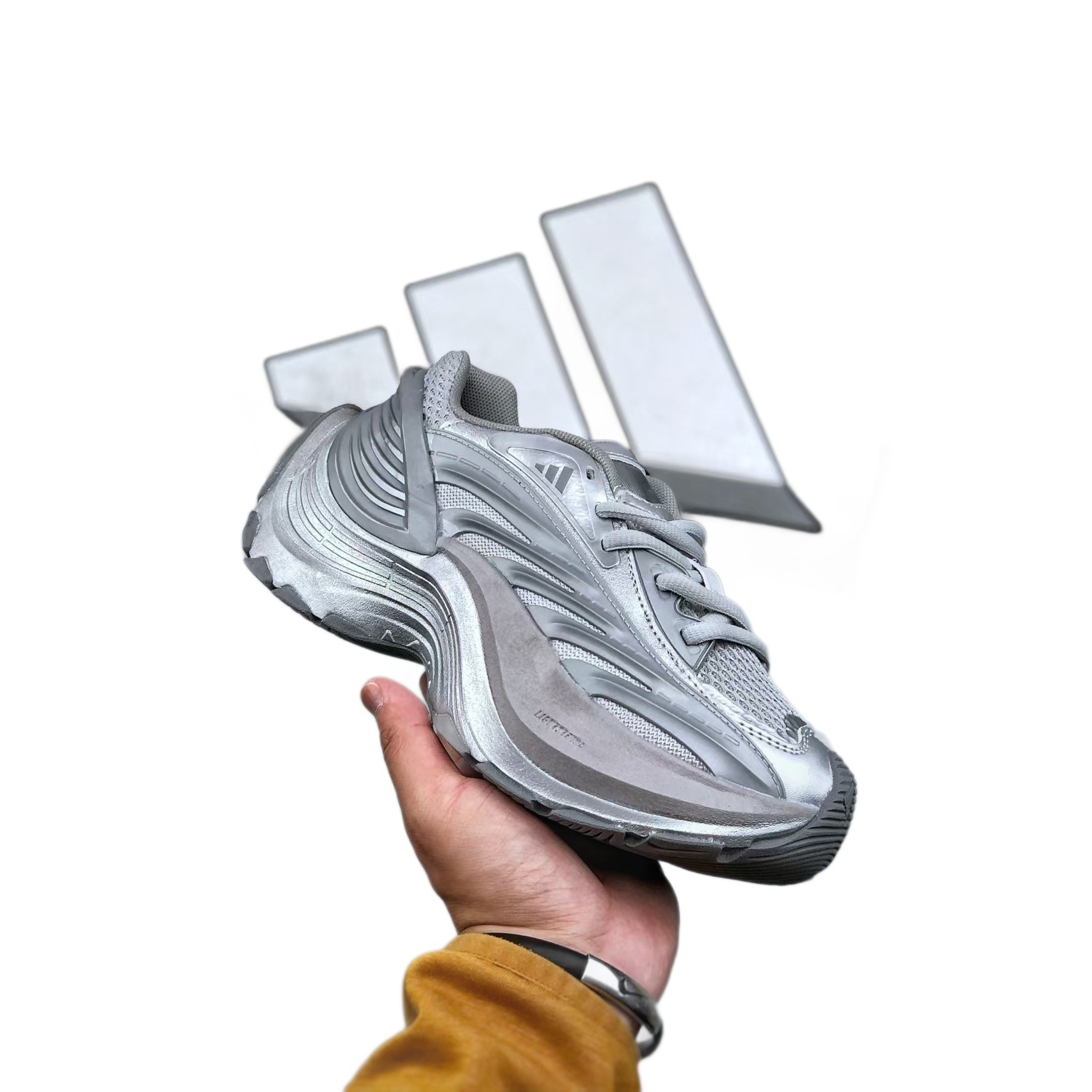 아디메스 xlgmtw 신상품 남녀용 슈즈 로우 메시 빈티지 러닝화 통굽 아빠 슈즈