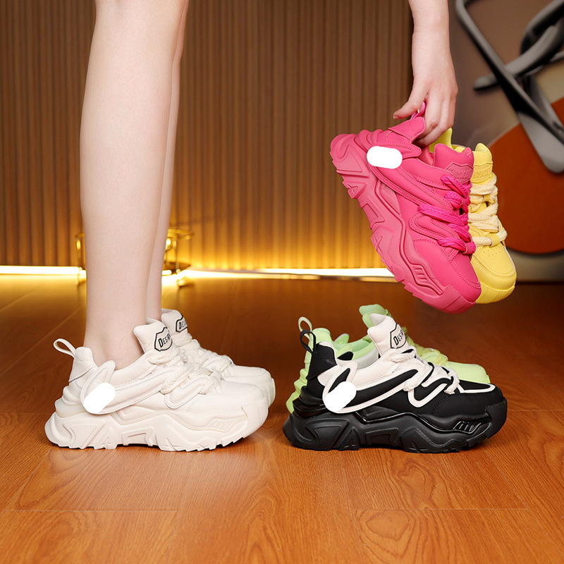 레깅스 스니커즈 2025 유럽 신상품 패셔너블 스니커즈 ins 붐