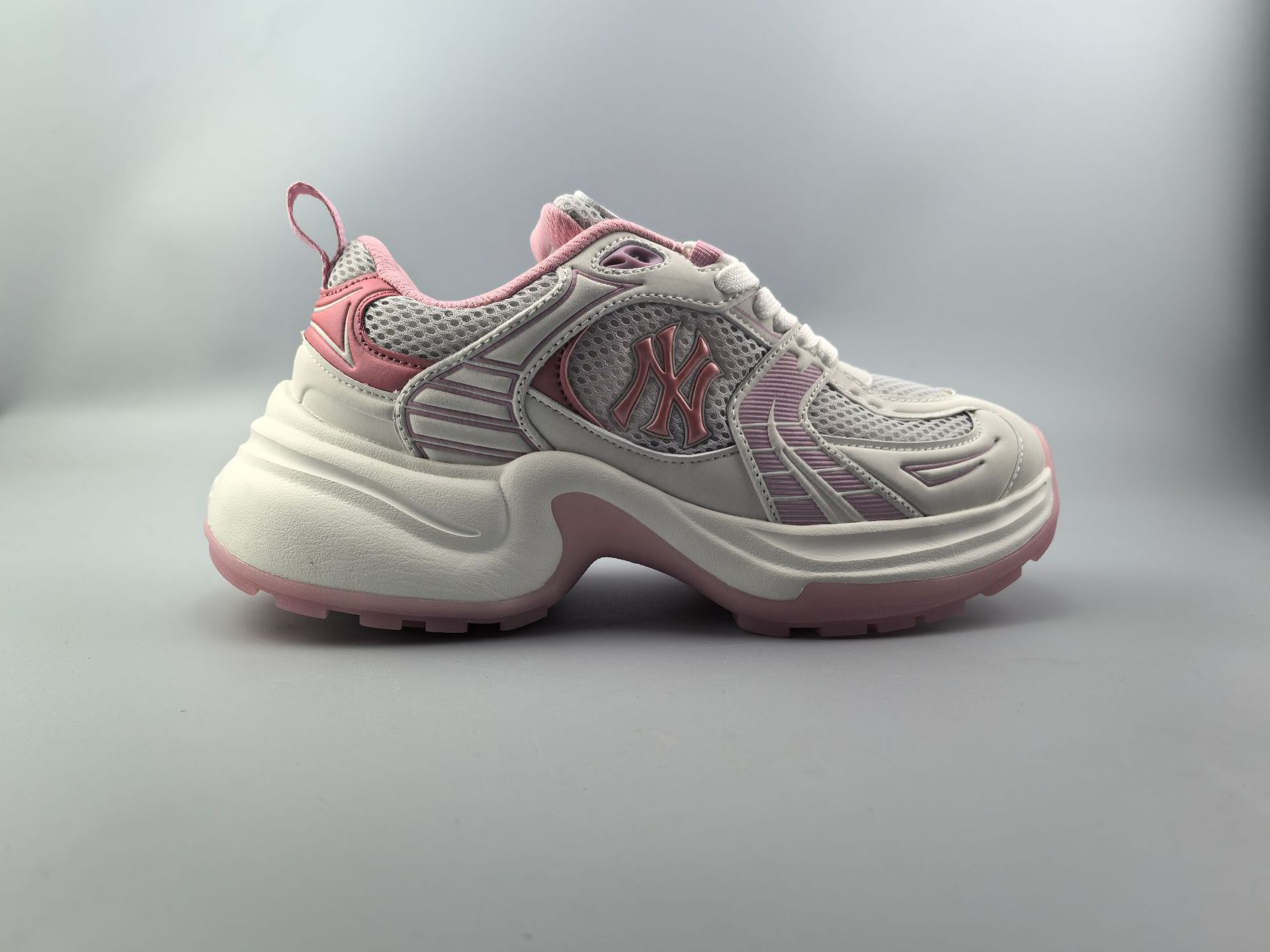 mlb 아빠 신발 운동화 파란색과 흰색 물결형 슈즈