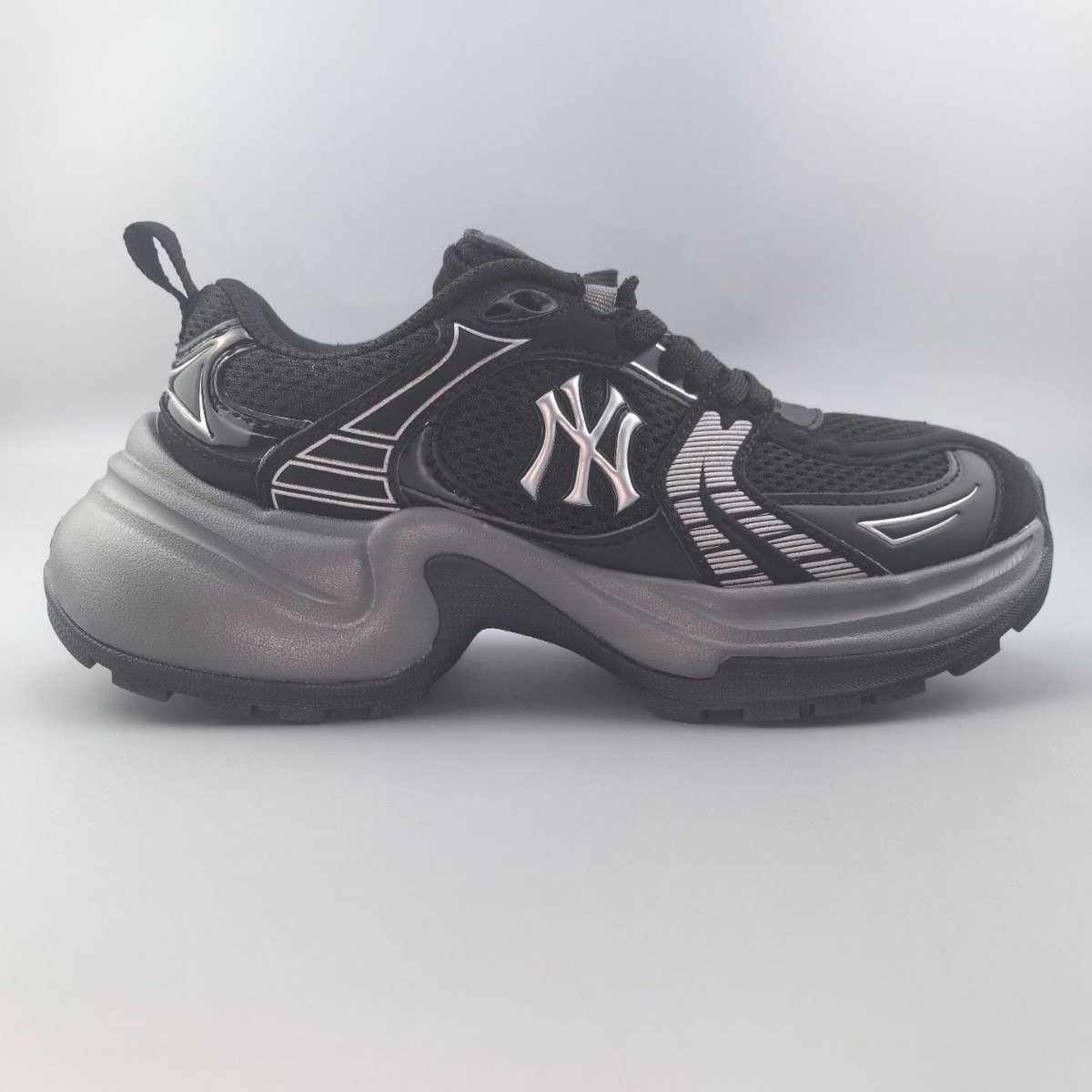 mlb 아빠 신발 운동화 파란색과 흰색 물결형 슈즈