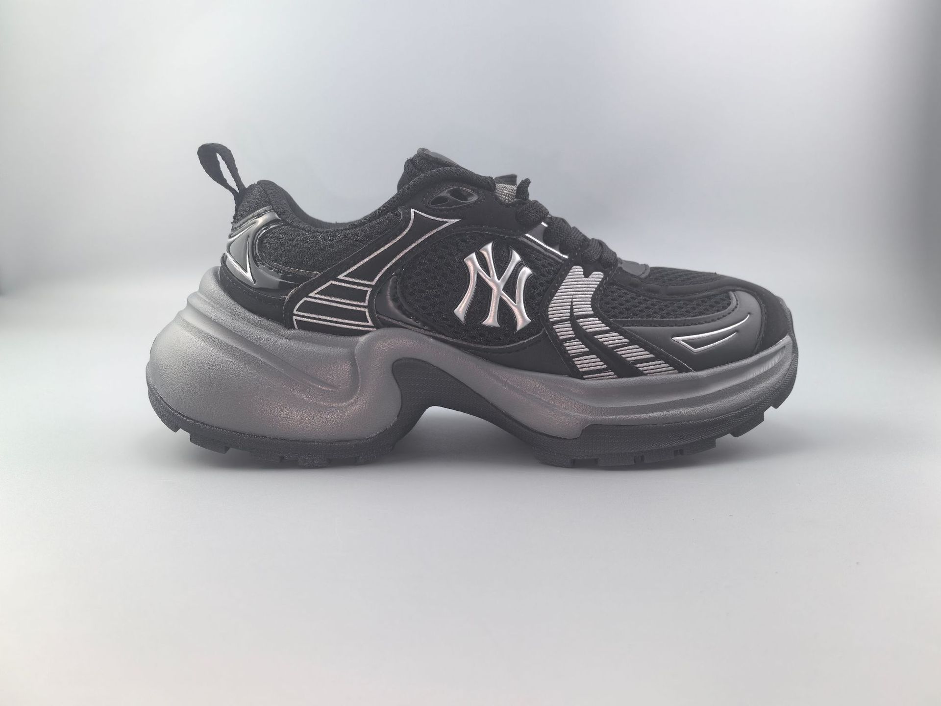 mlb 아빠 신발 운동화 파란색과 흰색 물결형 슈즈