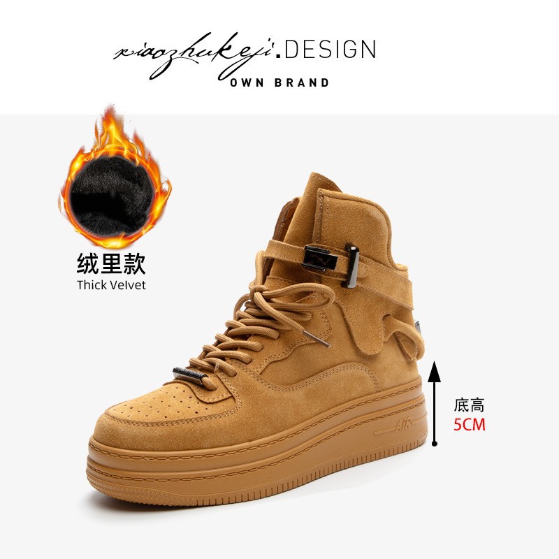 에어포스 원 aj 여성화 가죽 하이탑 스포츠 캐주얼화 여성 2025 신상품 마틴 슈즈