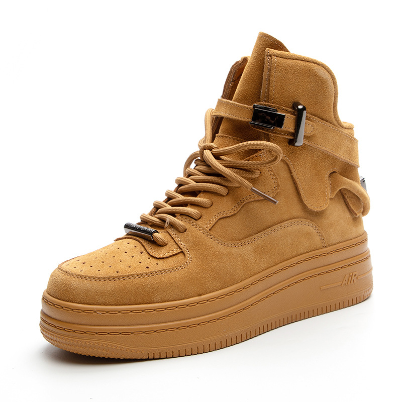 에어포스 원 aj 여성화 가죽 하이탑 스포츠 캐주얼화 여성 2025 신상품 마틴 슈즈