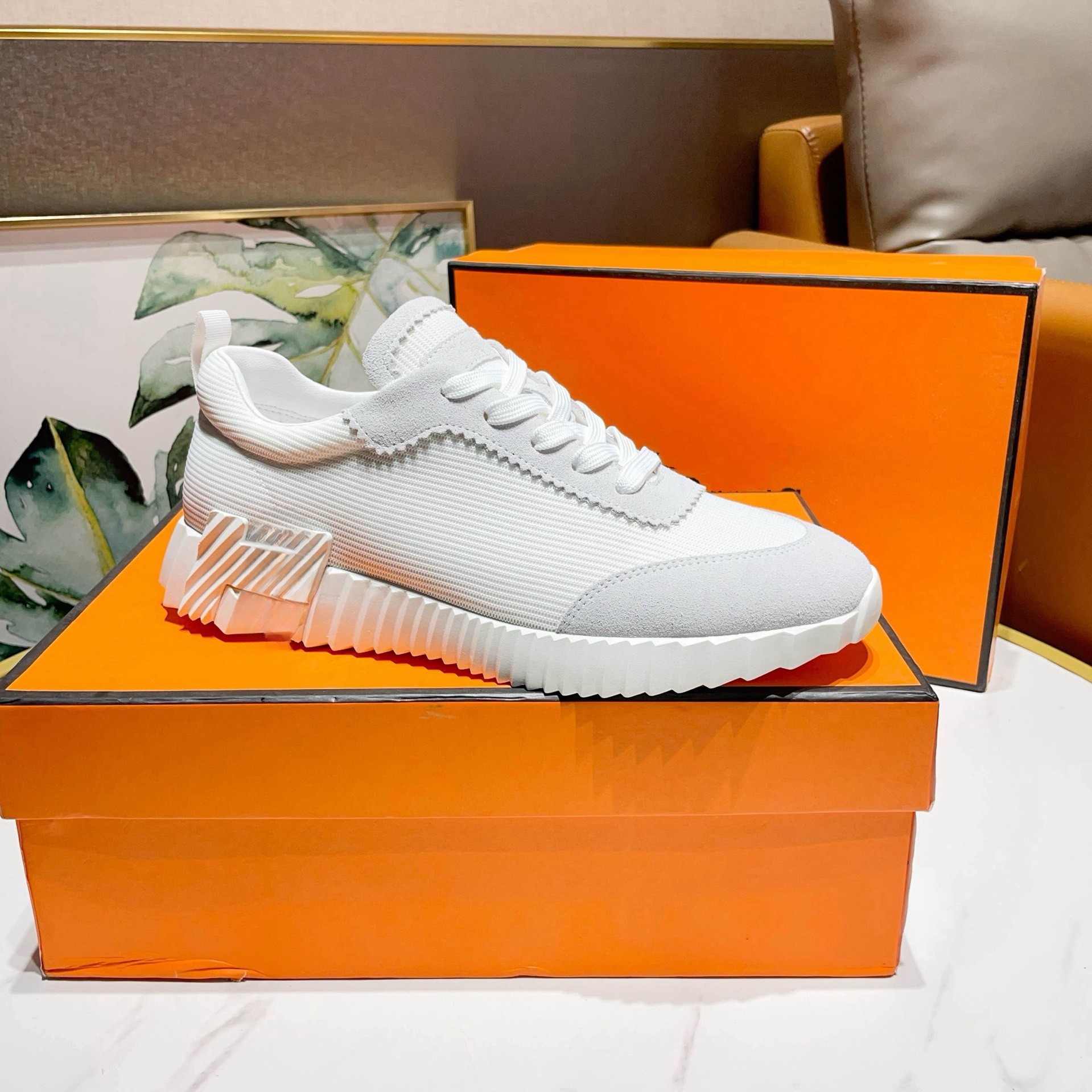 신상품 남성용 스트랩 스니커즈 청춘 패셔너블 가볍고 통기성 있는 화이트 슈즈