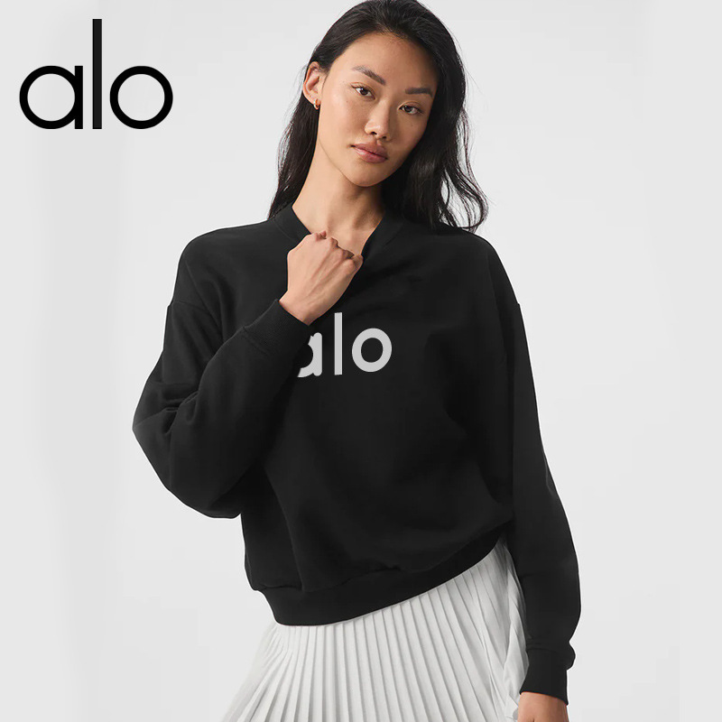 알로 스포트 요가복 탑 여성 맨투맨