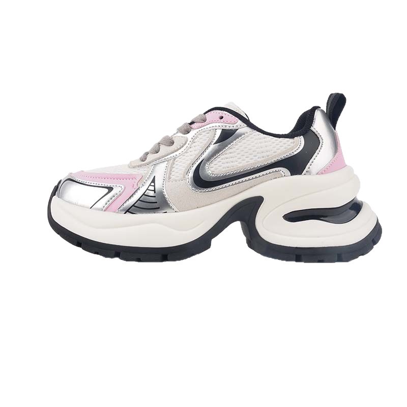 핫한 실버 아빠 슈즈 새로운 스타 키높이 운동화 조루스