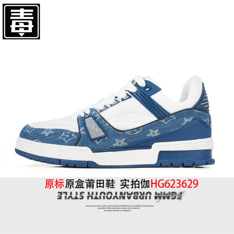 트레이너 데님 블루 남녀 슈즈 lvtk 신상품 가을 토켓 캐주얼 빵슈즈